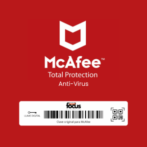 Mcafee Antivirus 1 año (10 unidades) Licencia original