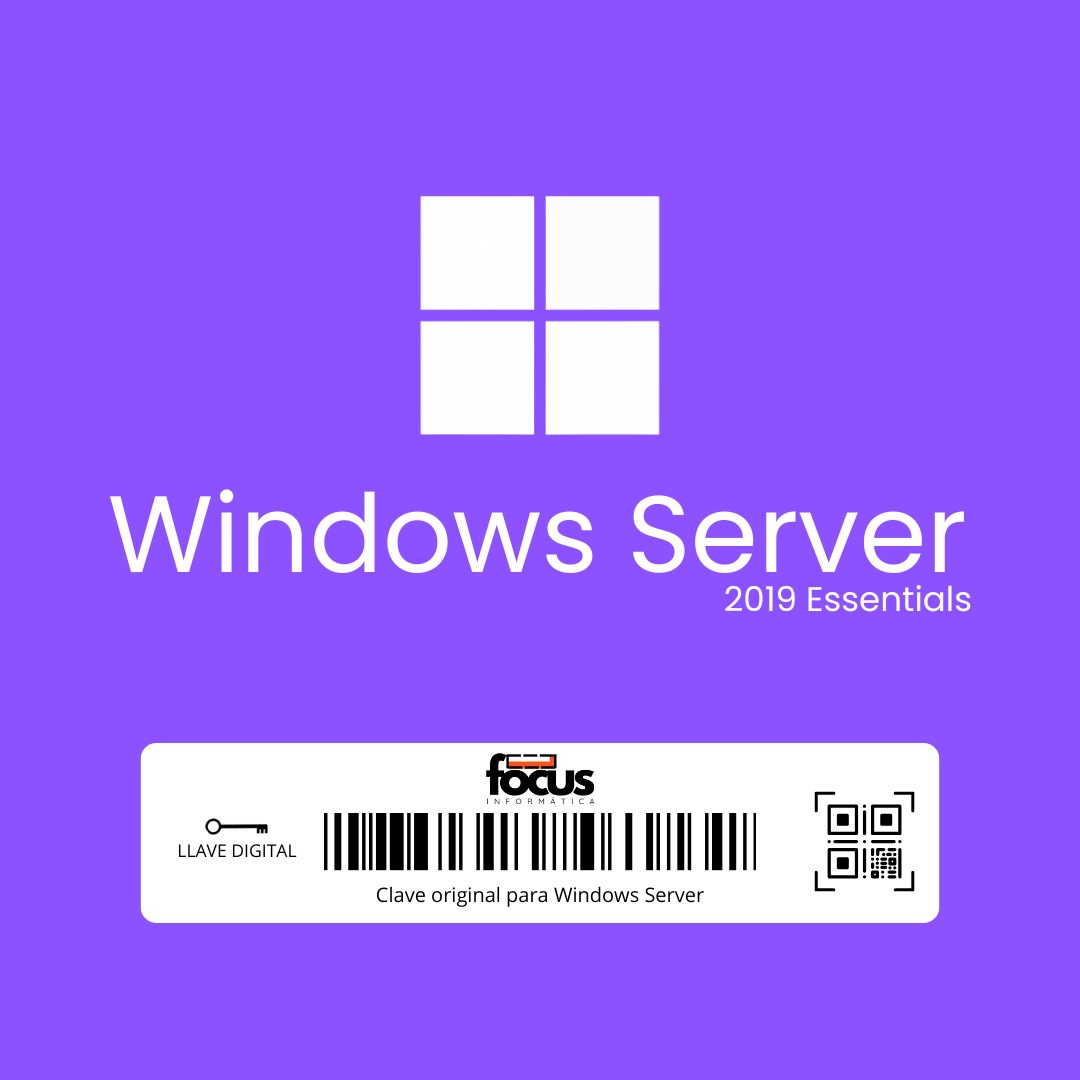 Licencia de Windows Server 2019 Essentials: envío inmediato tras la compra