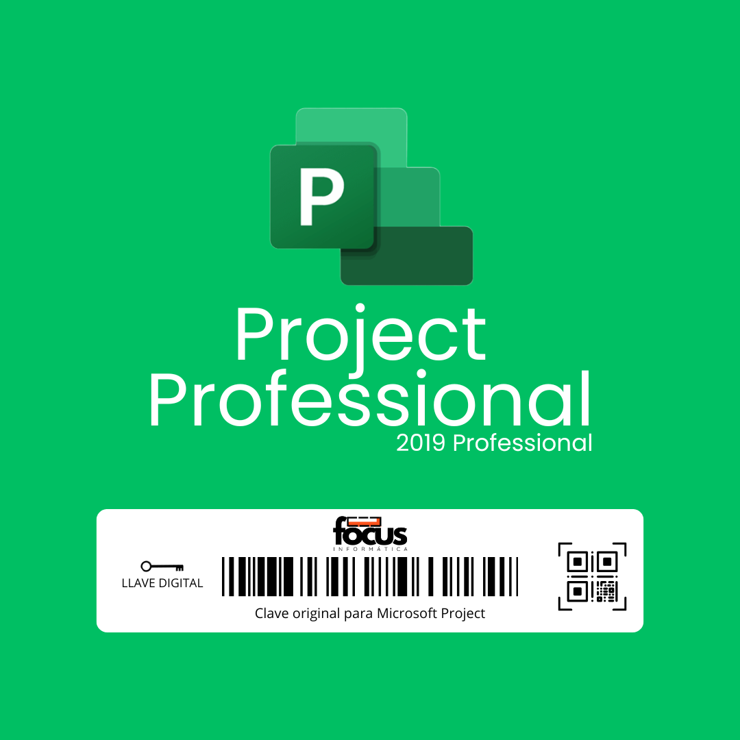 Licencia profesional de Microsoft Project 2019: envío inmediato tras la compra