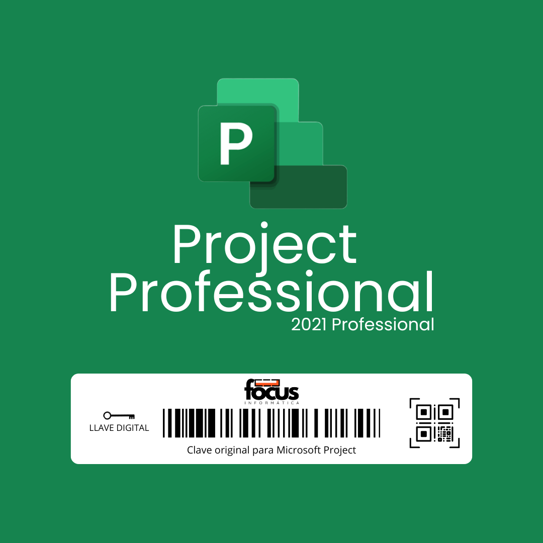 Licencia profesional de Microsoft Project 2021: envío inmediato tras la compra